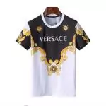 versace t-shirt crew neck cotton 3versace logo